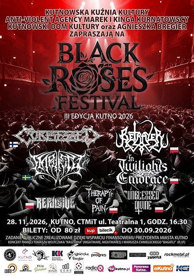 Plakat - Black Roses Fest