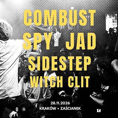 Plakat - Combust, Spy, Jad, Sidestep, Witch Clit