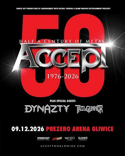 Plakat - Accept, Dynazty, Tailgunner