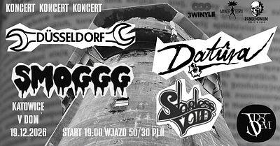 Plakat - Datura, Dusseldorf, Smoggg, Starless Void