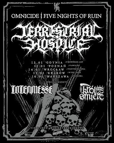 Plakat - Terrestrial Hospice, Totenmesse