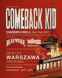 Plakat - Comeback Kid, Haywire, Whispers