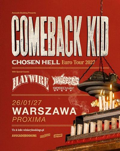 Plakat - Comeback Kid, Haywire, Whispers