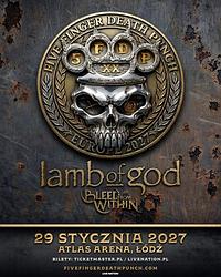 Plakat - Five Finger Death Punch, Lamb Of God Plakat - Five Finger Death Punch, Lamb Of God