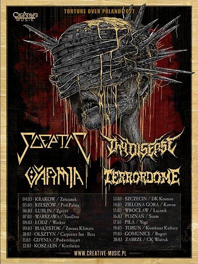 Plakat - Sceptic, Thy Disease, Varmia, Terrordome