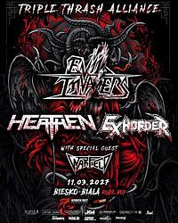 Plakat - Heathen, Exhorder, Evil Invaders Plakat - Heathen, Exhorder, Evil Invaders