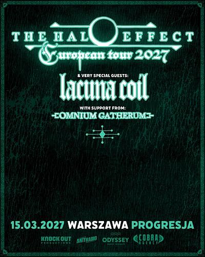Plakat - The Halo Effect, Lacuna Coil, Omnium Gatherum