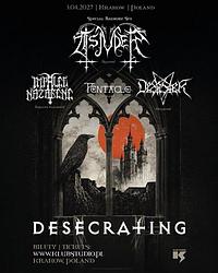 Plakat - Tsjuder, Impaled Nazarene, Desaster Plakat - Tsjuder, Impaled Nazarene, Desaster