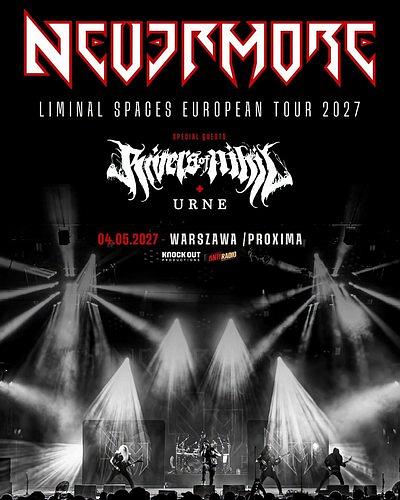 Plakat - Nevermore, Rivers Of Nihil, Urne